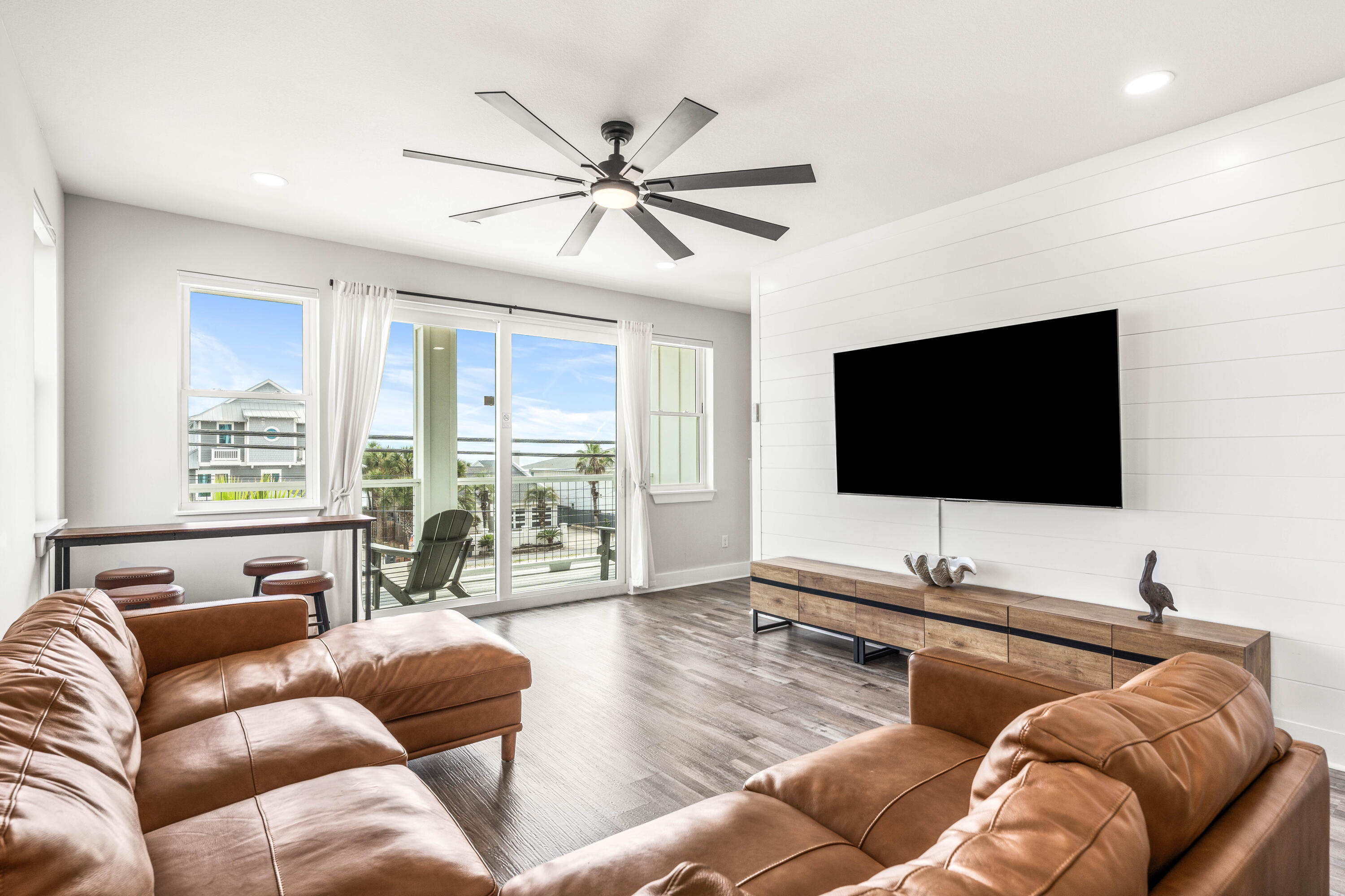 13308 Front Beach Road Panama City Beach, FL 32407 - Photo 25 of 68 Large Living Room w/ Gulf View