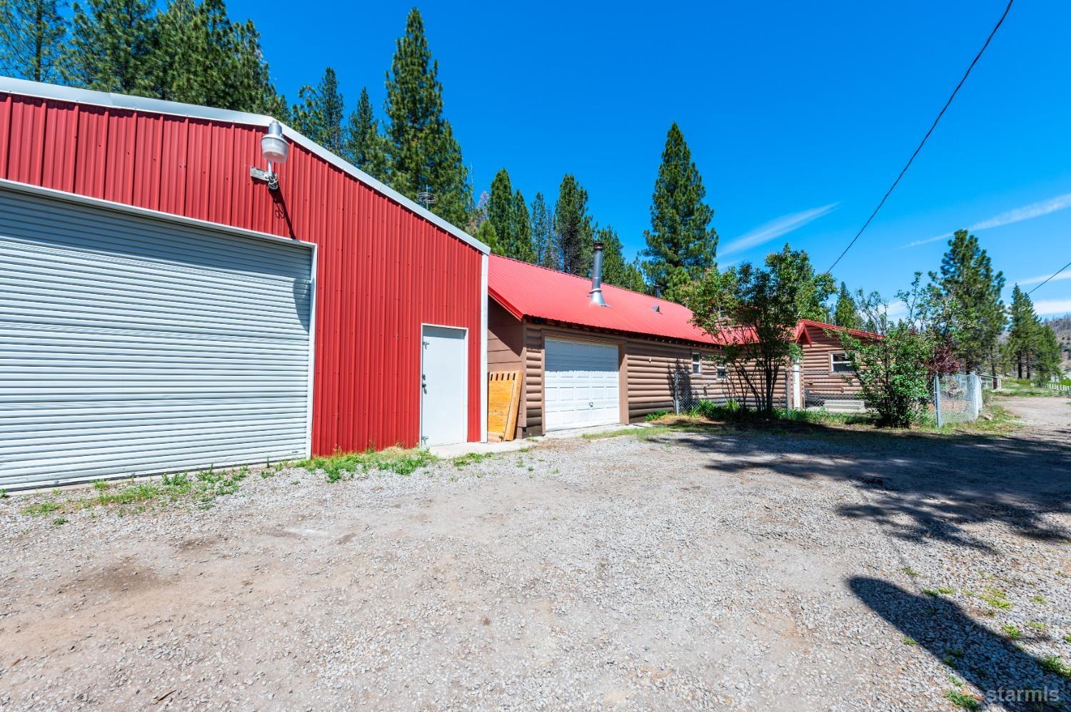 15740 Highway 89 Markleeville, CA 96120 - Photo 22 of 24 a front view of a house with a yard