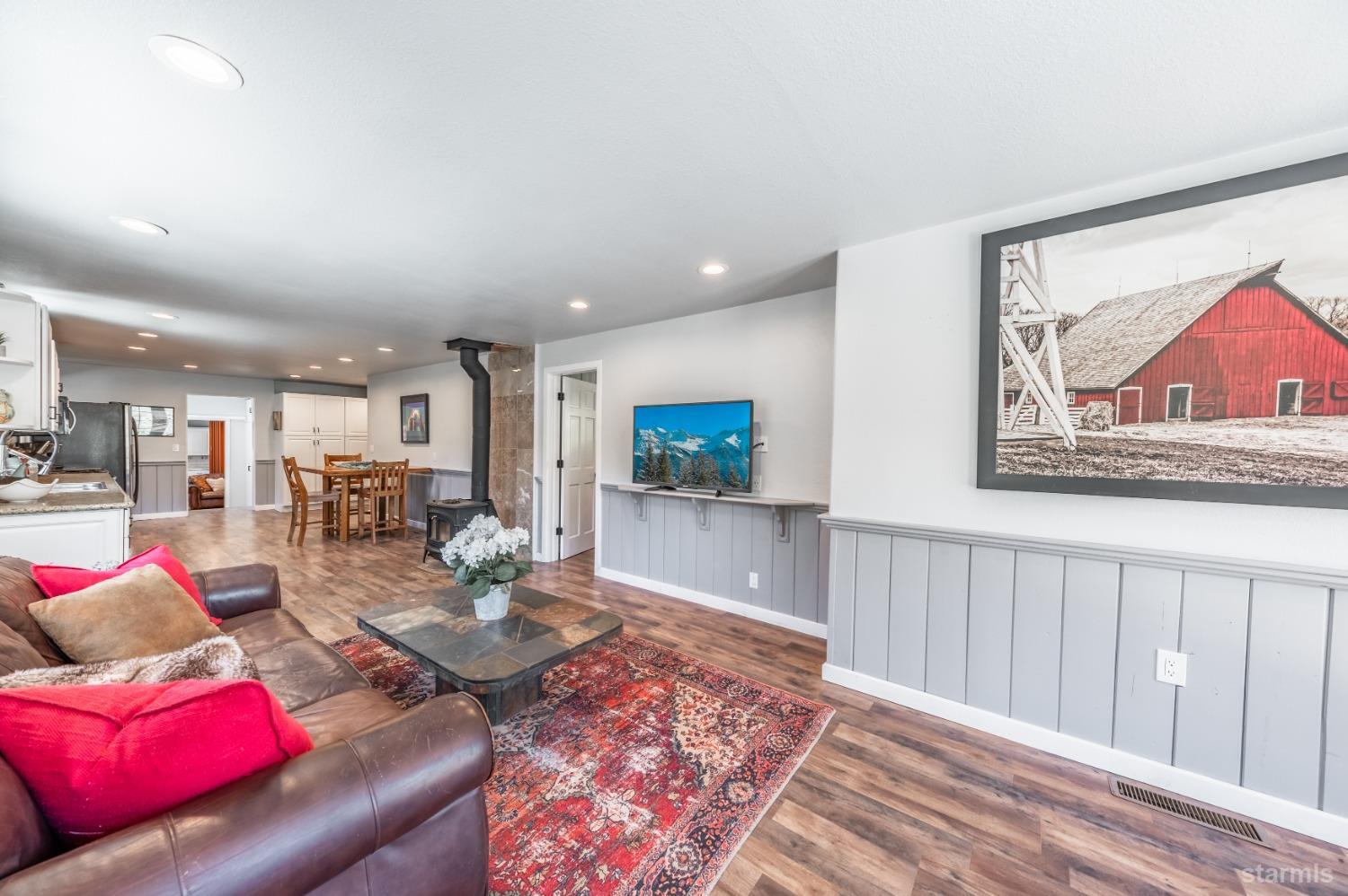 15740 Highway 89 Markleeville, CA 96120 - Photo 8 of 24 a living room with furniture and a wooden floor