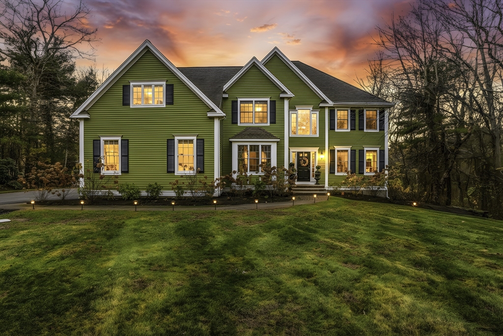 20 Thayer Road Mendon, MA 01756 - Photo 1 of 42 a front view of a house with a yard