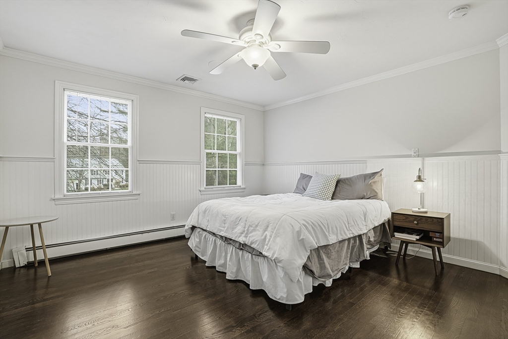 20 Thayer Road Mendon, MA 01756 - Photo 26 of 42 a bedroom with a bed chandelier and a window