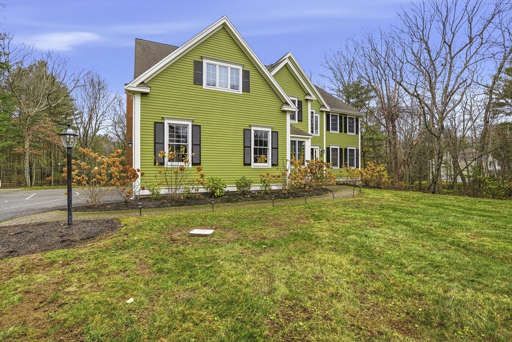 20 Thayer Road Mendon, MA 01756 - Photo 32 of 42 a front view of a house with a yard