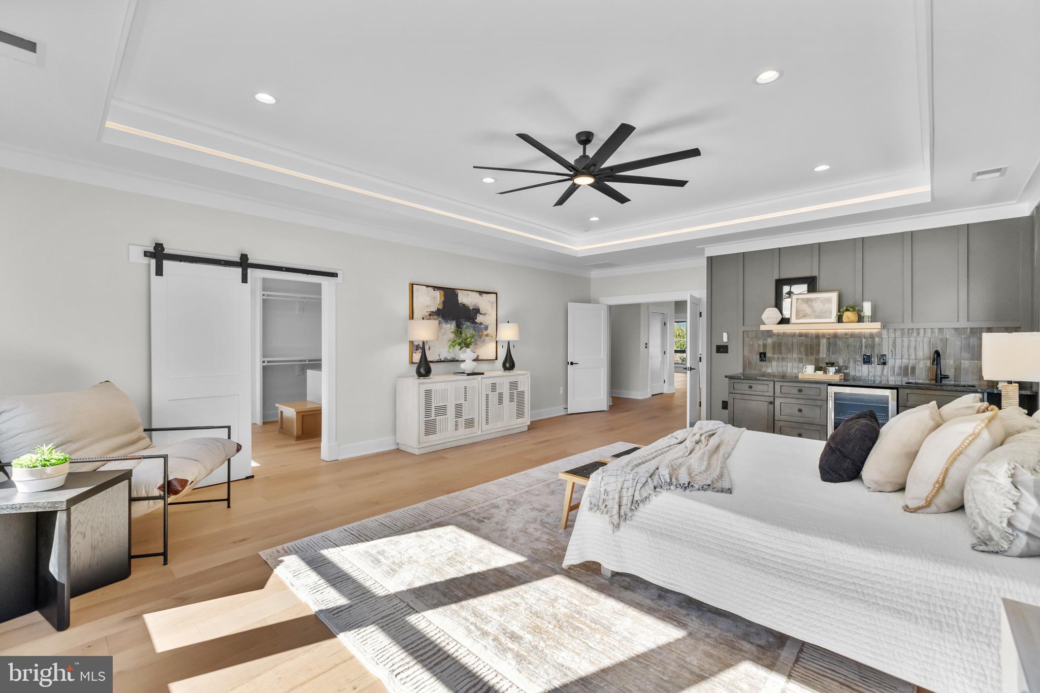 1852 Griffith Road Falls Church, VA 22043 - Photo 53 of 110 a living room with furniture and a view of kitchen