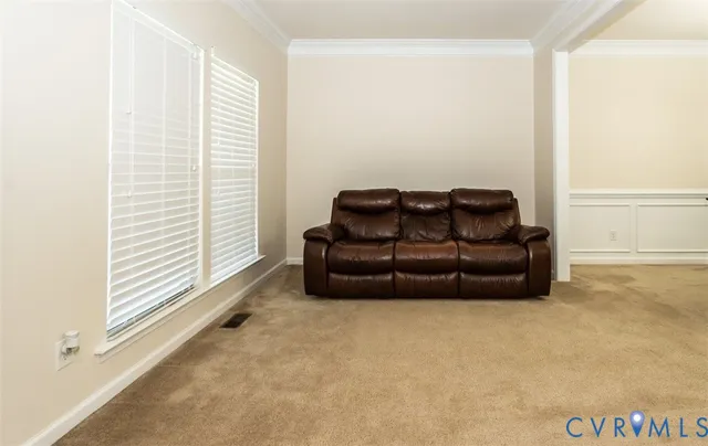 a car parked in a room