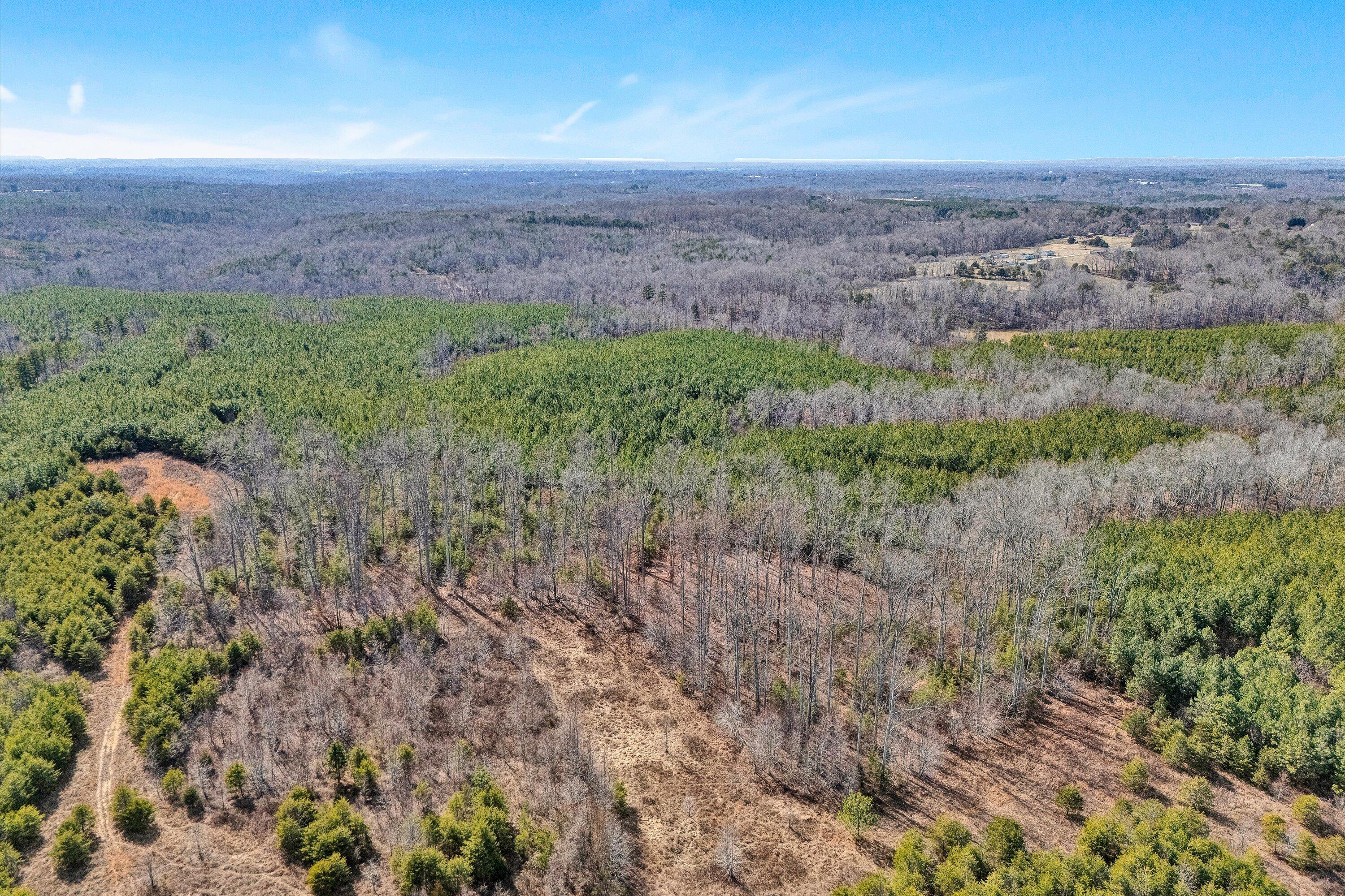 604 Green Farm Road Danville, VA 24540 - Photo 22 of 25 an aerial view of a yard with a wooden fence