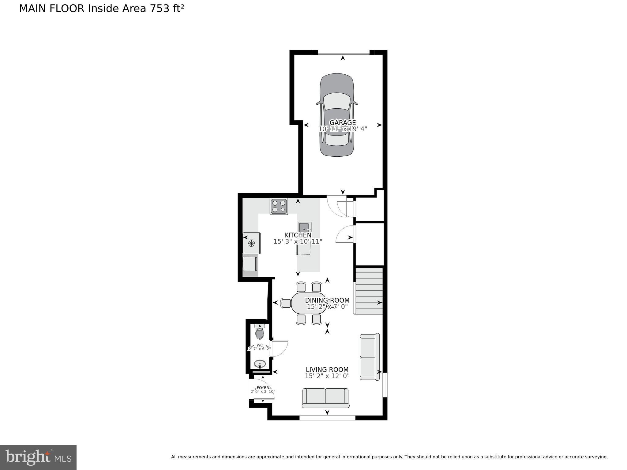 55 Silverway Drive, Unit 48 Herndon, VA 20170 - Photo 30 of 31 Main Level Floor Plan