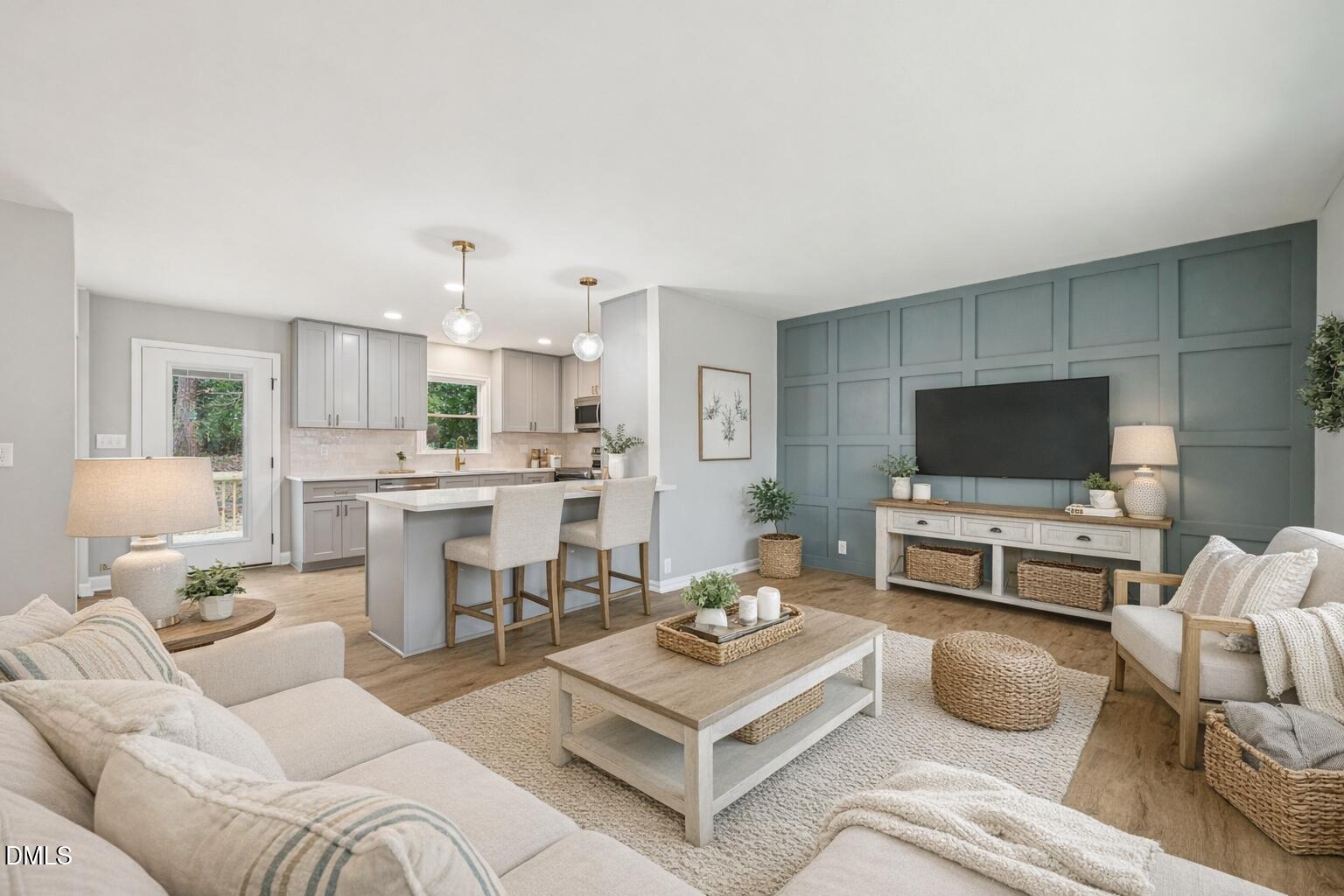 3603 Woodlea Drive Raleigh, NC 27604 - Photo 6 of 37 Bright farmhouse living and kitchen spac