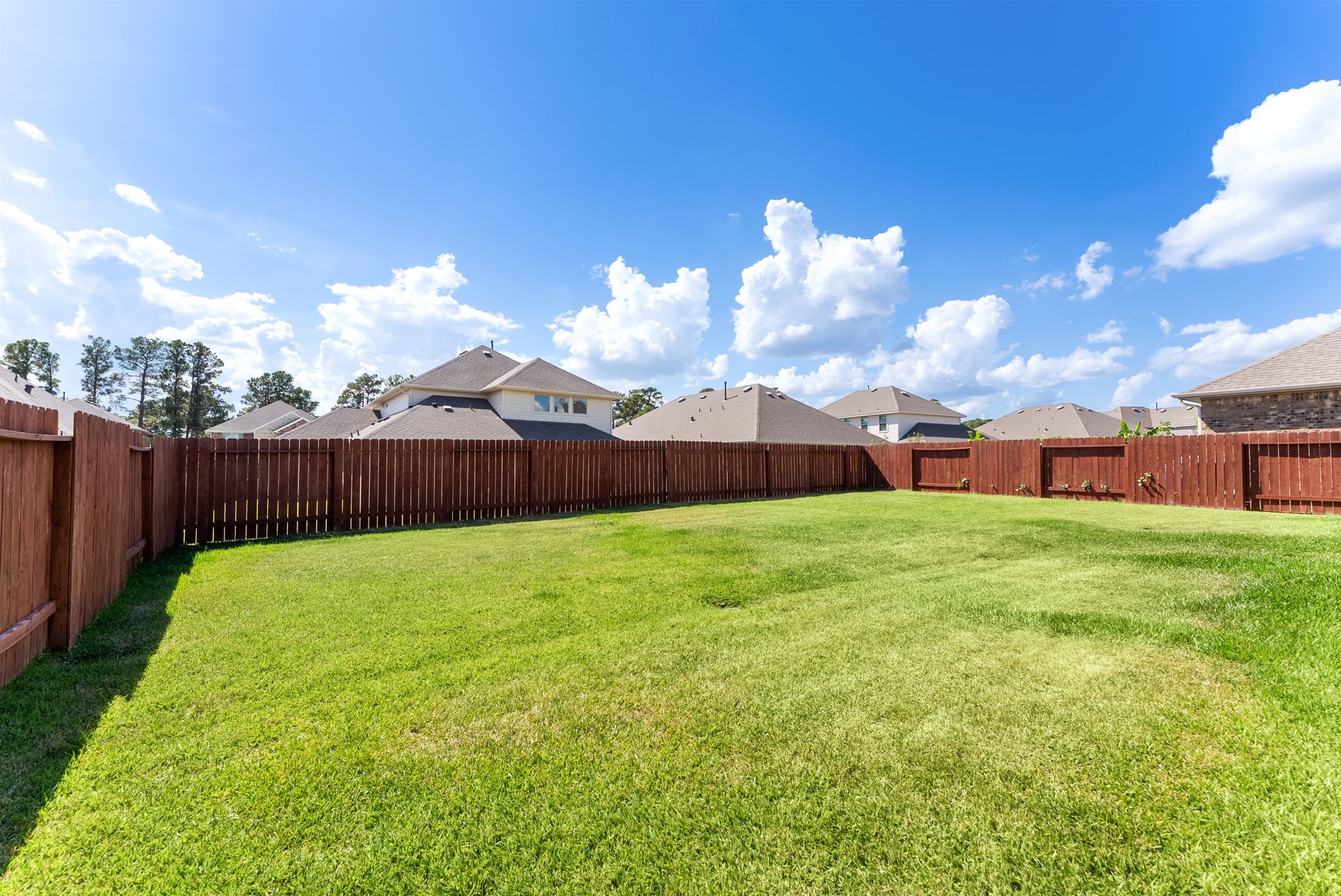20151 Clear Rdg Lane Montgomery, TX 77316 - Photo 37 of 39 a view of a backyard with a garden