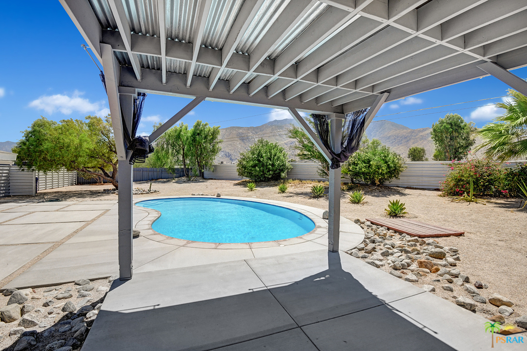 2785 North McCarn Road Palm Springs, CA 92262 - Photo 18 of 25 Covered patio with excellent mountain vi