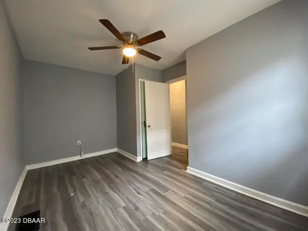 wooden floor in an empty room