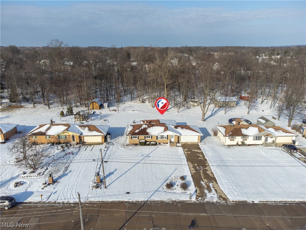 3711 Ruth Drive Brunswick, OH 44212 - Photo 32 of 35 View of snowy aerial view