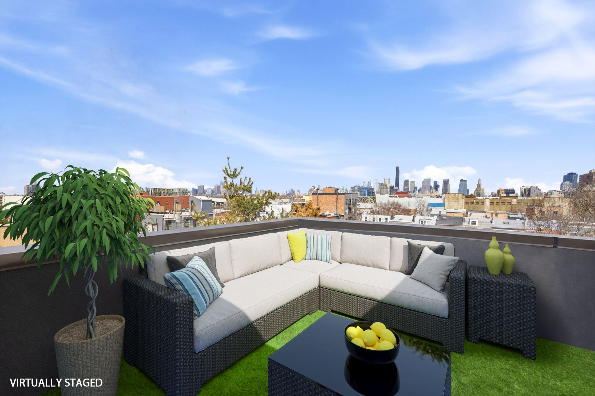 175 12th Street, Unit 4B Brooklyn, NY 11215 - Photo 19 of 27 a view of a couches in a patio