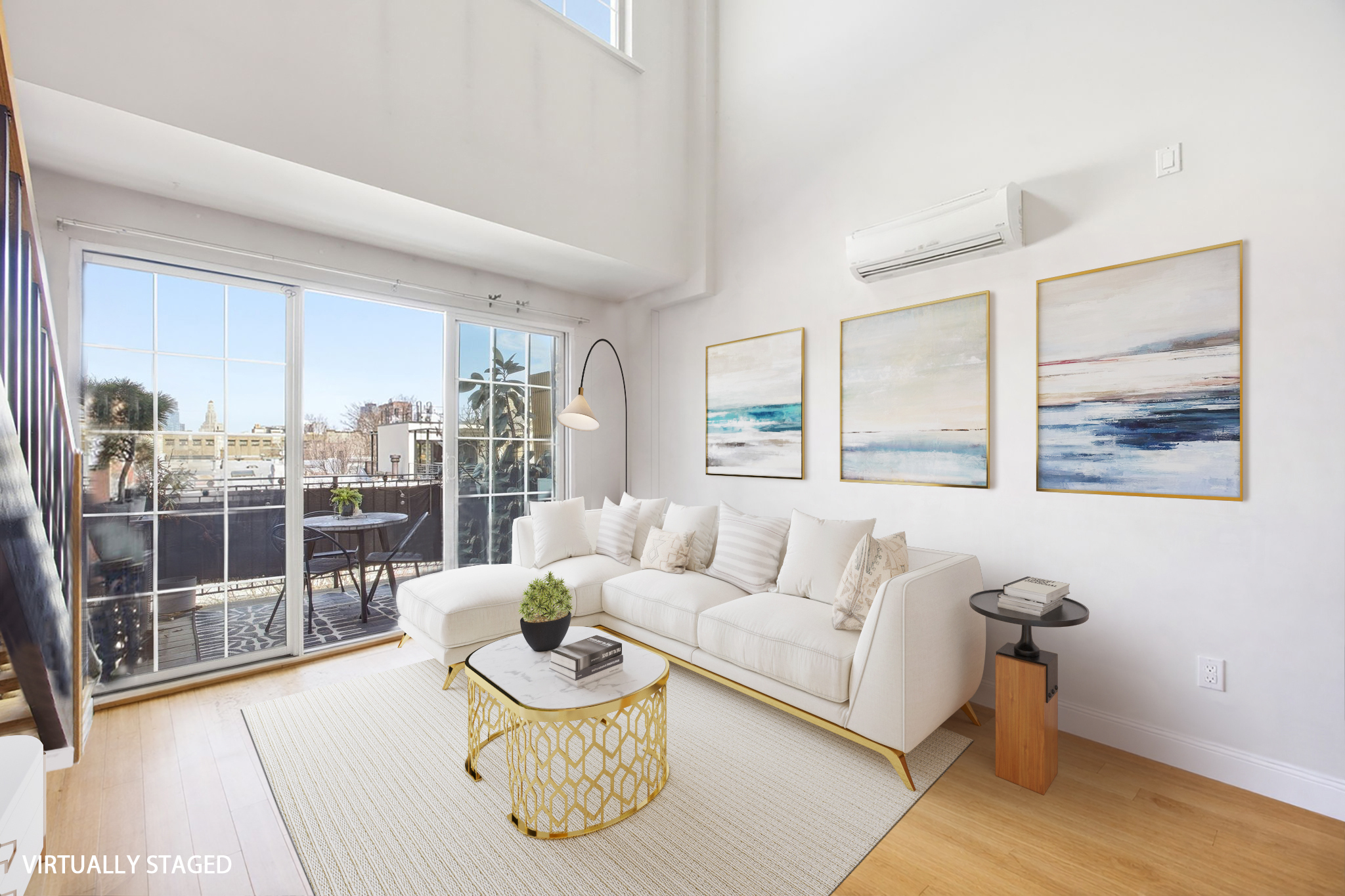 175 12th Street, Unit 4B Brooklyn, NY 11215 - Photo 3 of 27 a living room with furniture and a large window