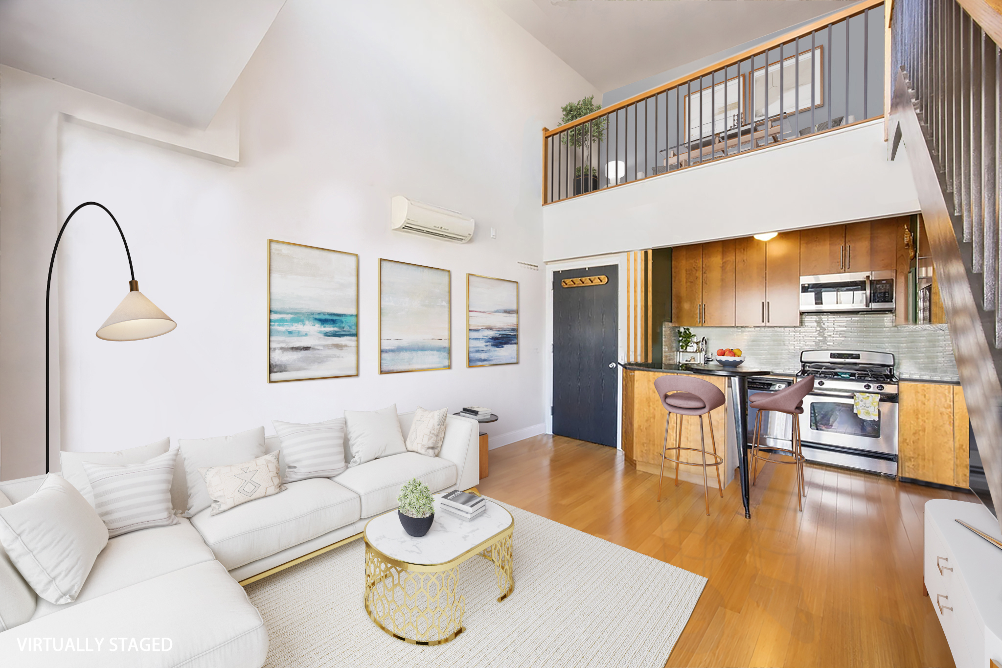 175 12th Street, Unit 4B Brooklyn, NY 11215 - Photo 6 of 27 a living room with furniture and a large window