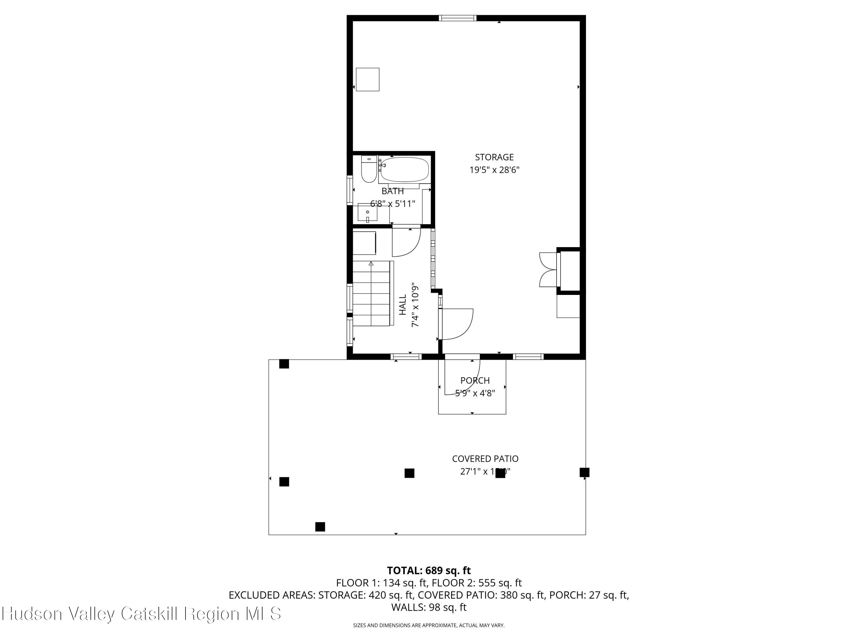 424 High Falls Road Saugerties, NY 12477 - Photo 22 of 24 a picture of a bench in a white wall