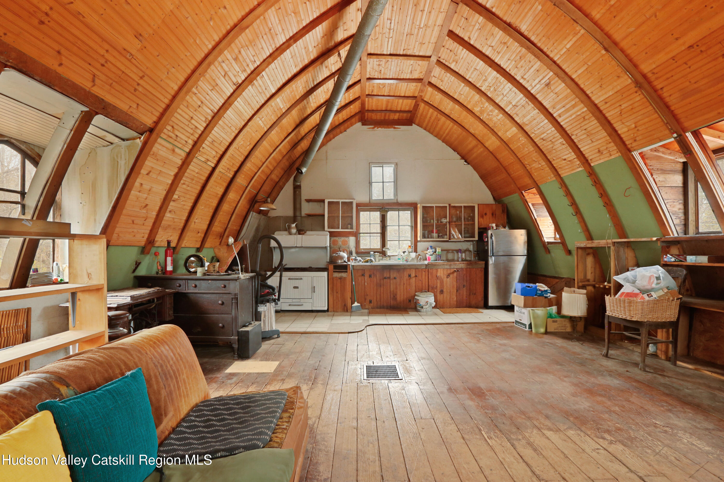 424 High Falls Road Saugerties, NY 12477 - Photo 5 of 24 a living room with furniture and a fireplace