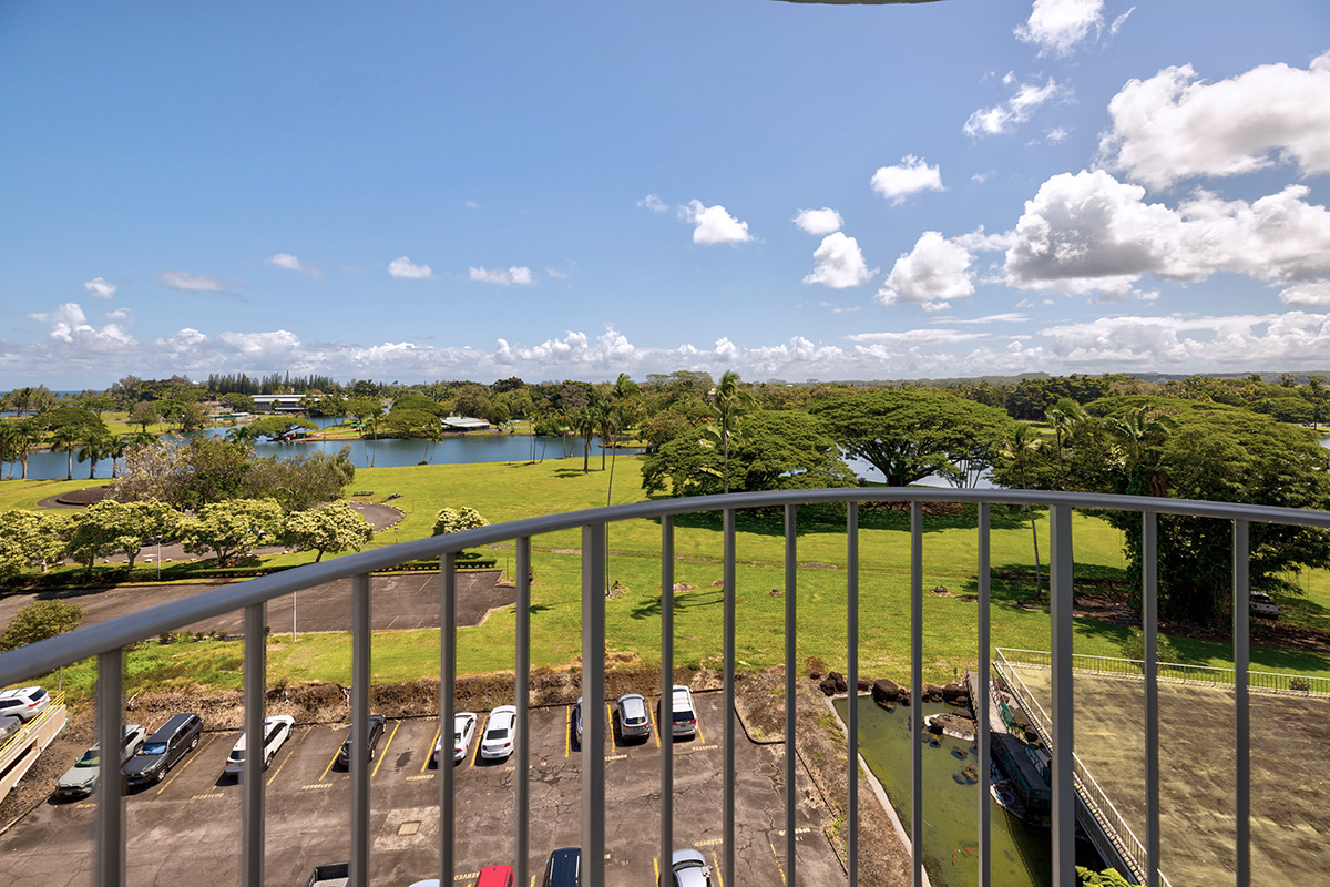 101 Aupuni Street, Unit 802 Hilo, HI 96720 - Photo 4 of 29 a view of swimming pool from a balcony