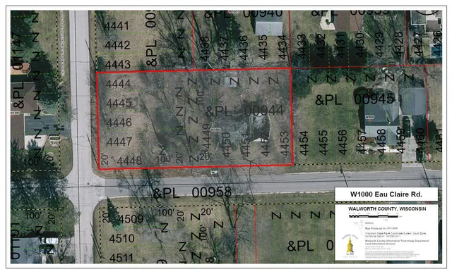 $50,000 | W1000 Eau Claire Road, Bloomfield, WI 53128