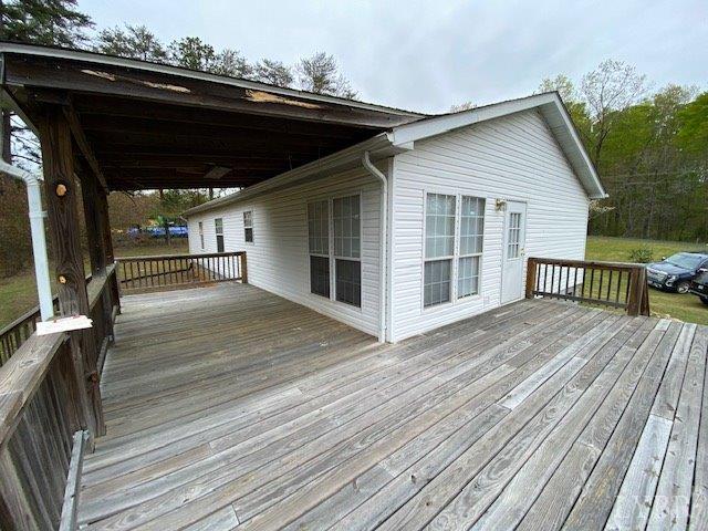 2075 New Bethel Road Meherrin, VA 23954 - Photo 21 of 32 a view of a deck on the house