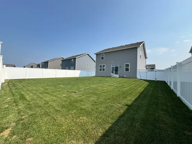 a house view with a outdoor space