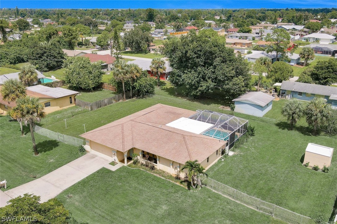 18507 Evergreen Road Fort Myers, FL 33967 - Photo 28 of 33 an aerial view of a house with a yard