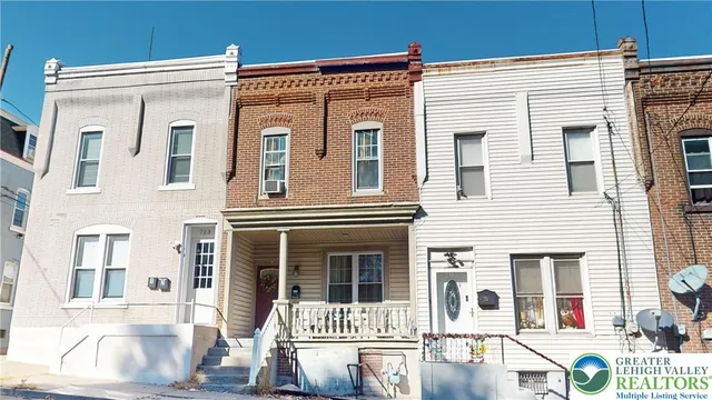 a view of a building with many windows