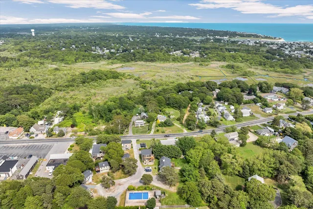 a view of city and ocean