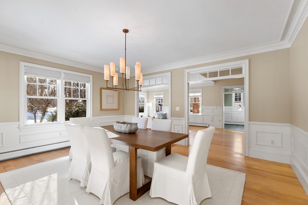 22 Fairbanks Road Lexington, MA 02421 - Photo 10 of 41 a dining room with furniture window wooden floor