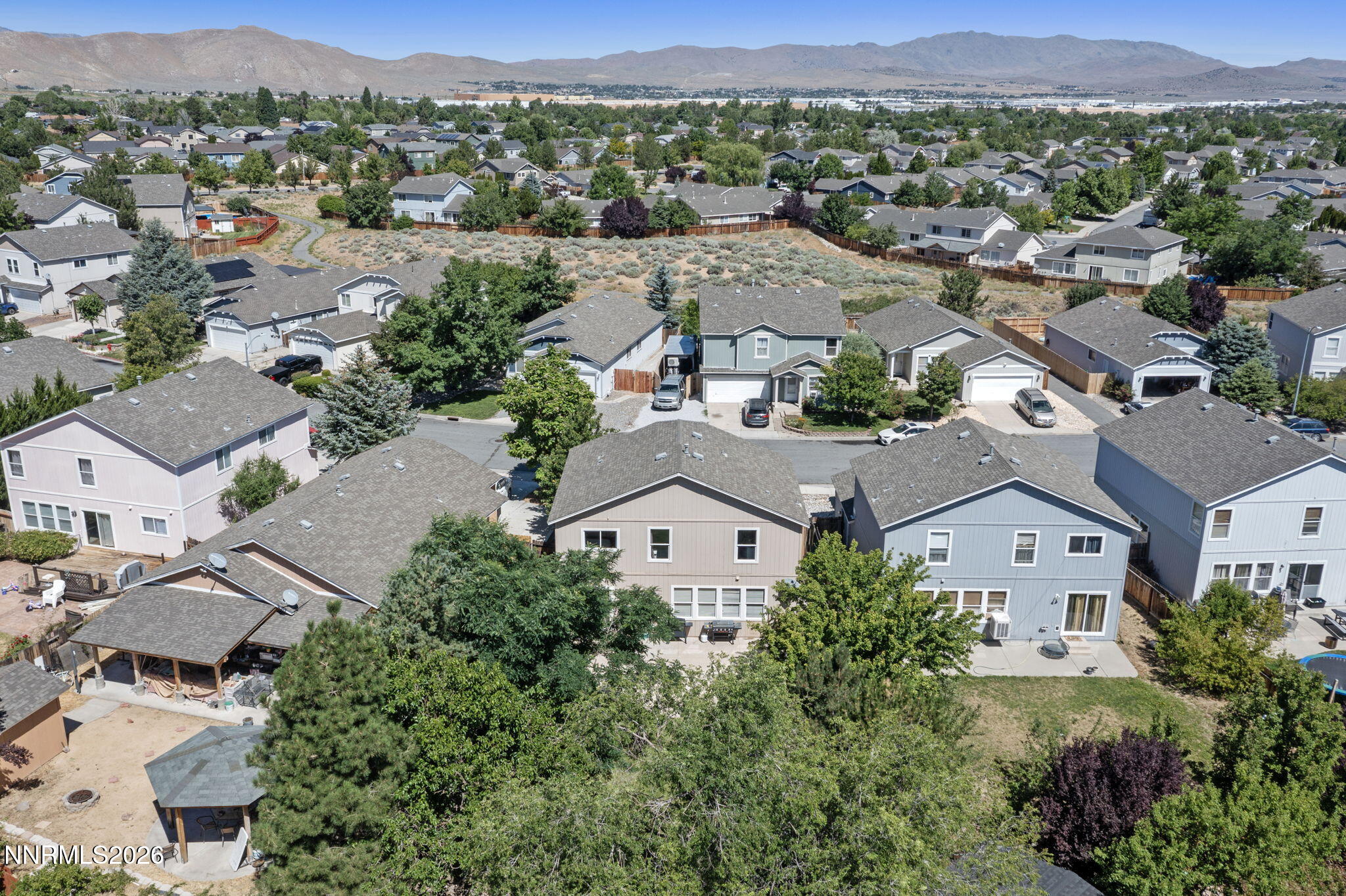 9490 Autumn Leaf Way Reno, NV 89506 - Photo 30 of 31 Aerial looking at back of house