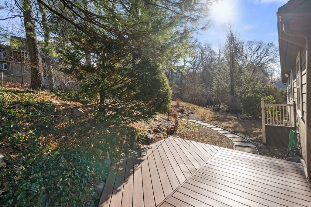 54 Manchester Road Newton, MA 02461 - Photo 33 of 40 a view of a backyard of the house
