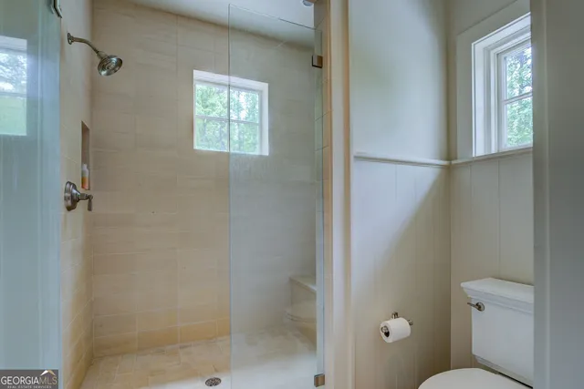 a view of a garden with palm trees