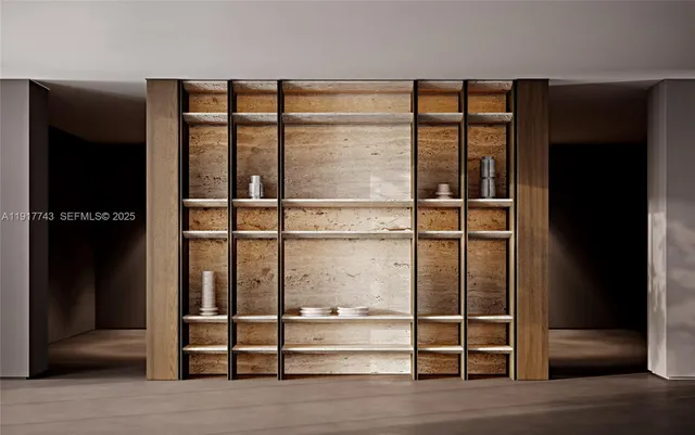 a view of a room with window