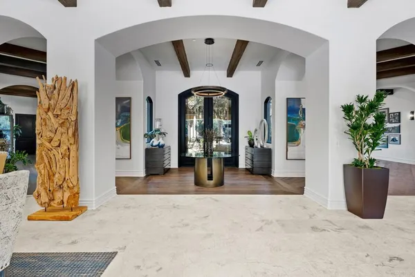 a view of a kitchen from a windows