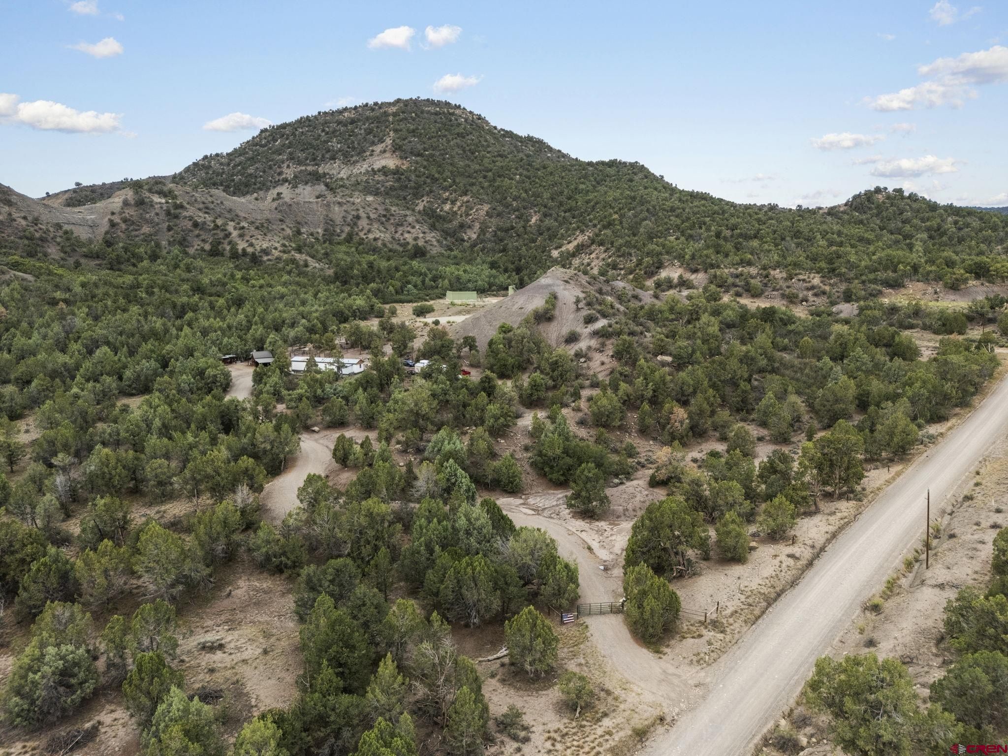 2173-2113 Rancho Durango Road Durango, CO 81303 - Photo 13 of 18 an aerial view of residential houses with outdoor space and trees