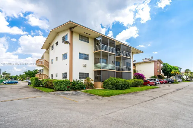 a front view of a building