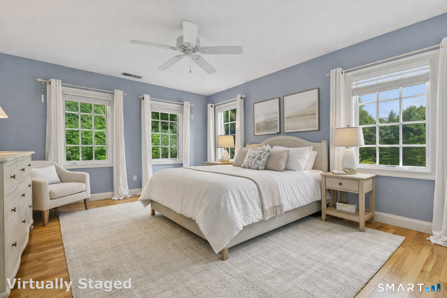 2 Longwood Drive Redding, CT 06896 - Photo 8 of 26 Bedroom with Abundant Light and Privacy