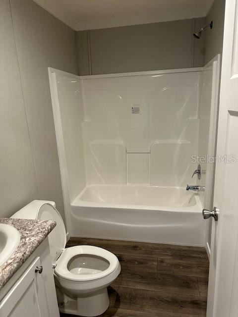 374 Sisco Road Pomona Park, FL 32181 - Photo 34 of 51 a bathroom with a granite countertop shower and a toilet