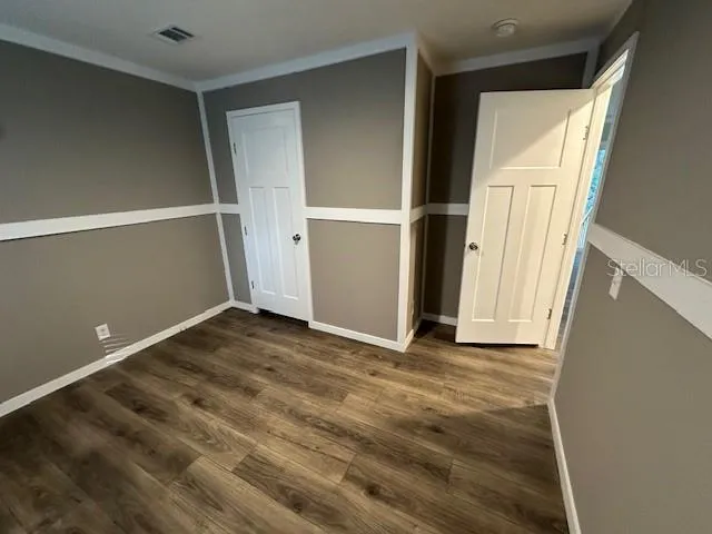 a view of wooden floor