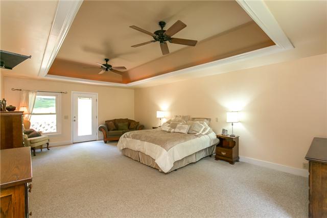 1725 Shell Road Goodlettsville, TN 37072 - Photo 5 of 20 Large Owners suite offers beautiful trey ceiling with lighting inserts also door leads to patio with hot tub! Owners suite offers 2 Walk in Closets!