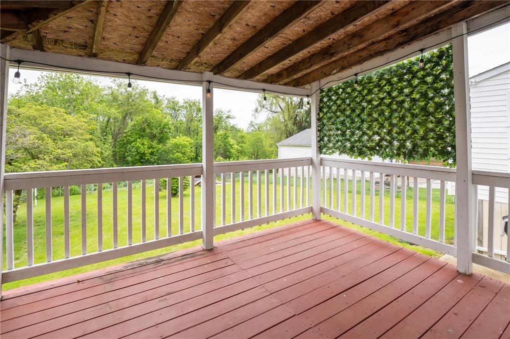 10 North Street Atlasburg, PA 15004 - Photo 22 of 27 a view of wooden deck