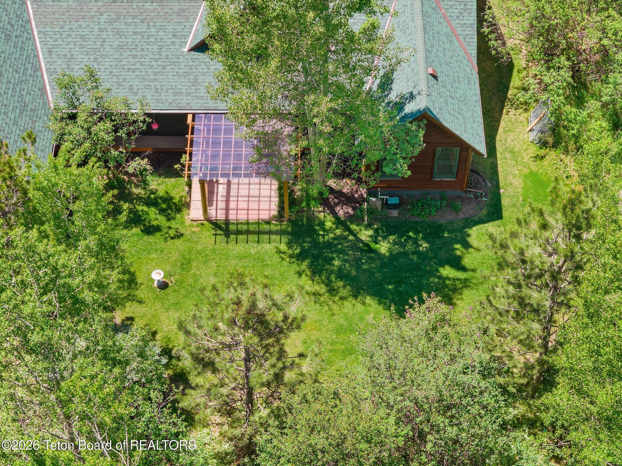 134 Pine Drive Star Valley Ranch, WY 83127 - Photo 39 of 49 Aerial Back Yard