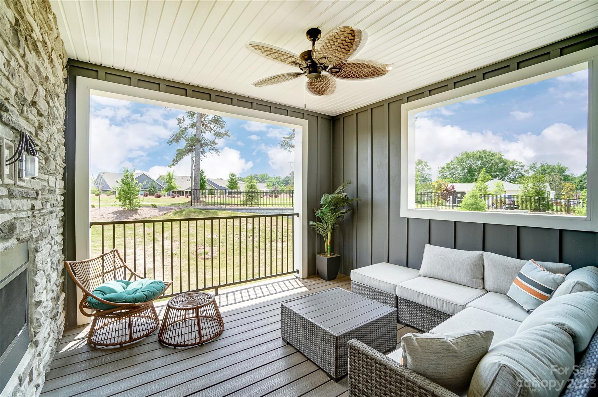 636 Crudent Road Tega Cay, SC 29708 - Photo 22 of 45 a living room with furniture and a large window