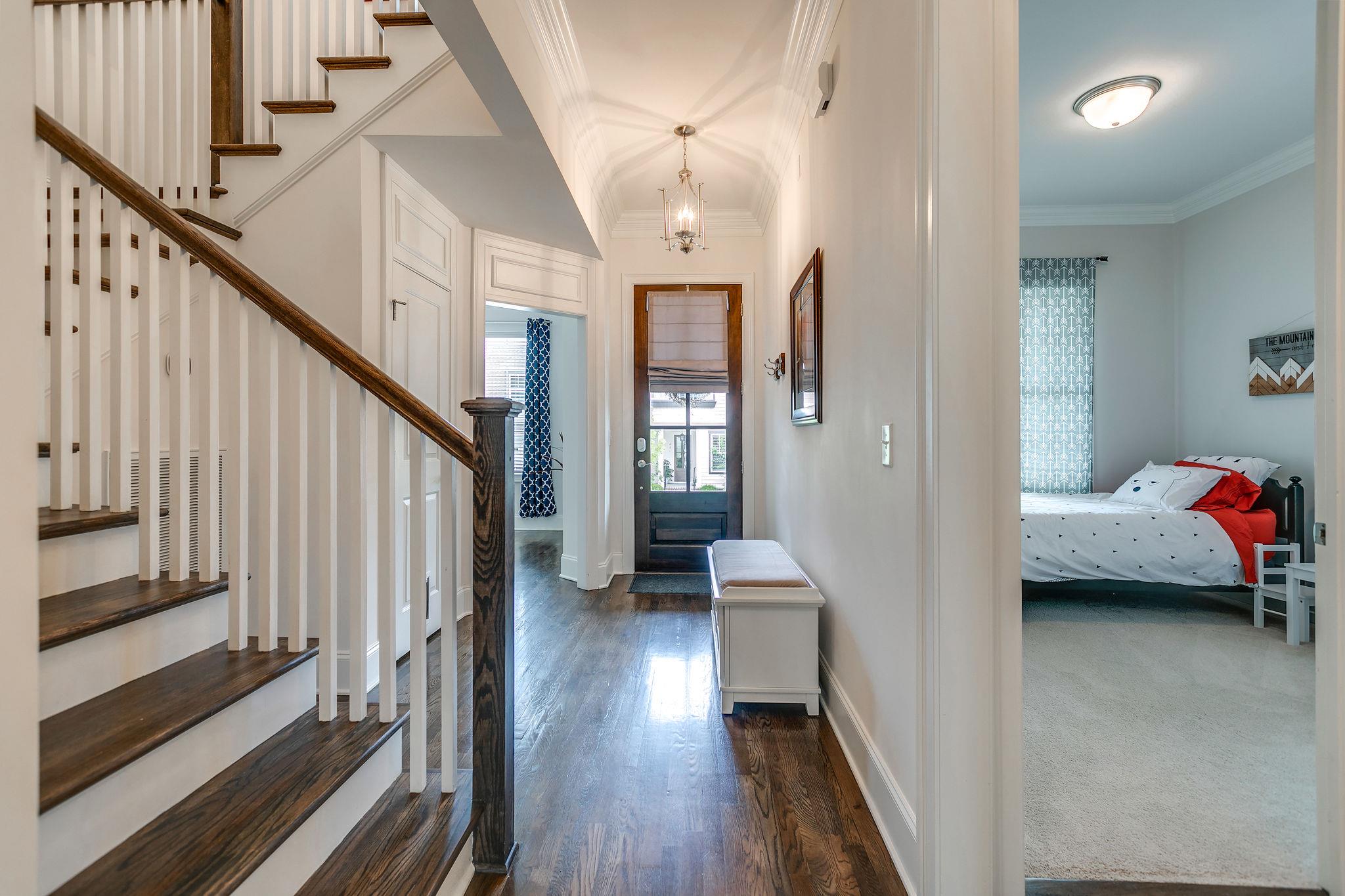 430 Alfred Ladd Road East Franklin, TN 37064 - Photo 4 of 30 Large entry Foyer featuring fin wood floors, staircase