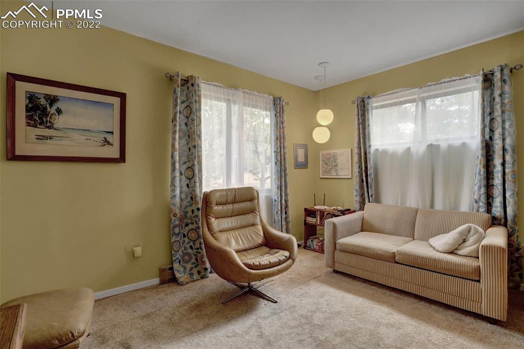 756 Spring Valley Drive Divide, CO 80814 - Photo 26 of 50 a living room with furniture and a large window