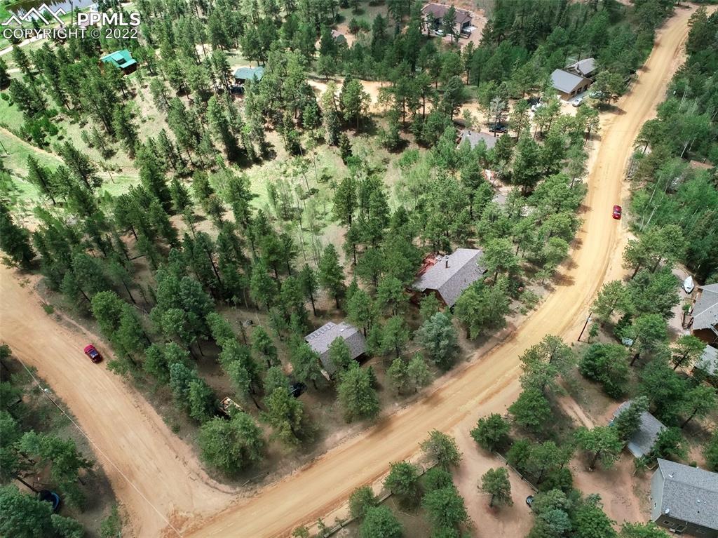 756 Spring Valley Drive Divide, CO 80814 - Photo 46 of 50 an aerial view of a forest with houses