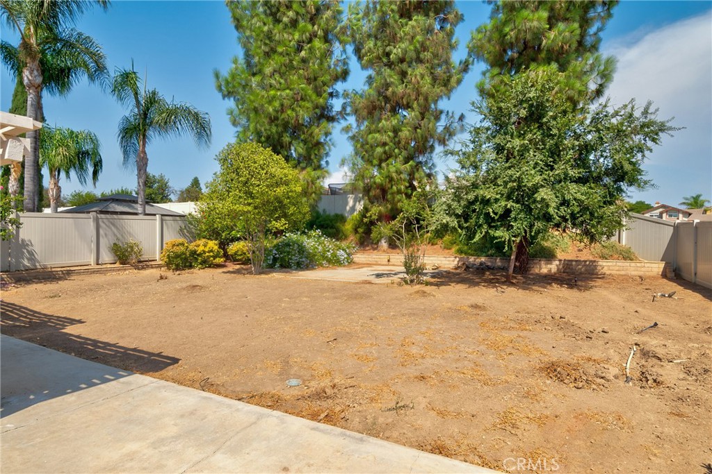 9376 Ruby Red Court Riverside, CA 92508 - Photo 50 of 54 a view of a backyard of a house