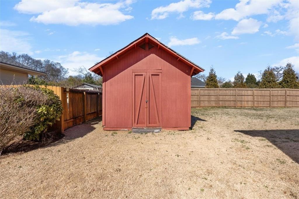213 Cook Street Cartersville, GA 30120 - Photo 38 of 45 a view of backyard with wooden fence