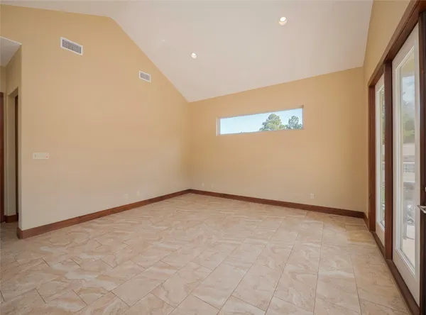 a view of empty room