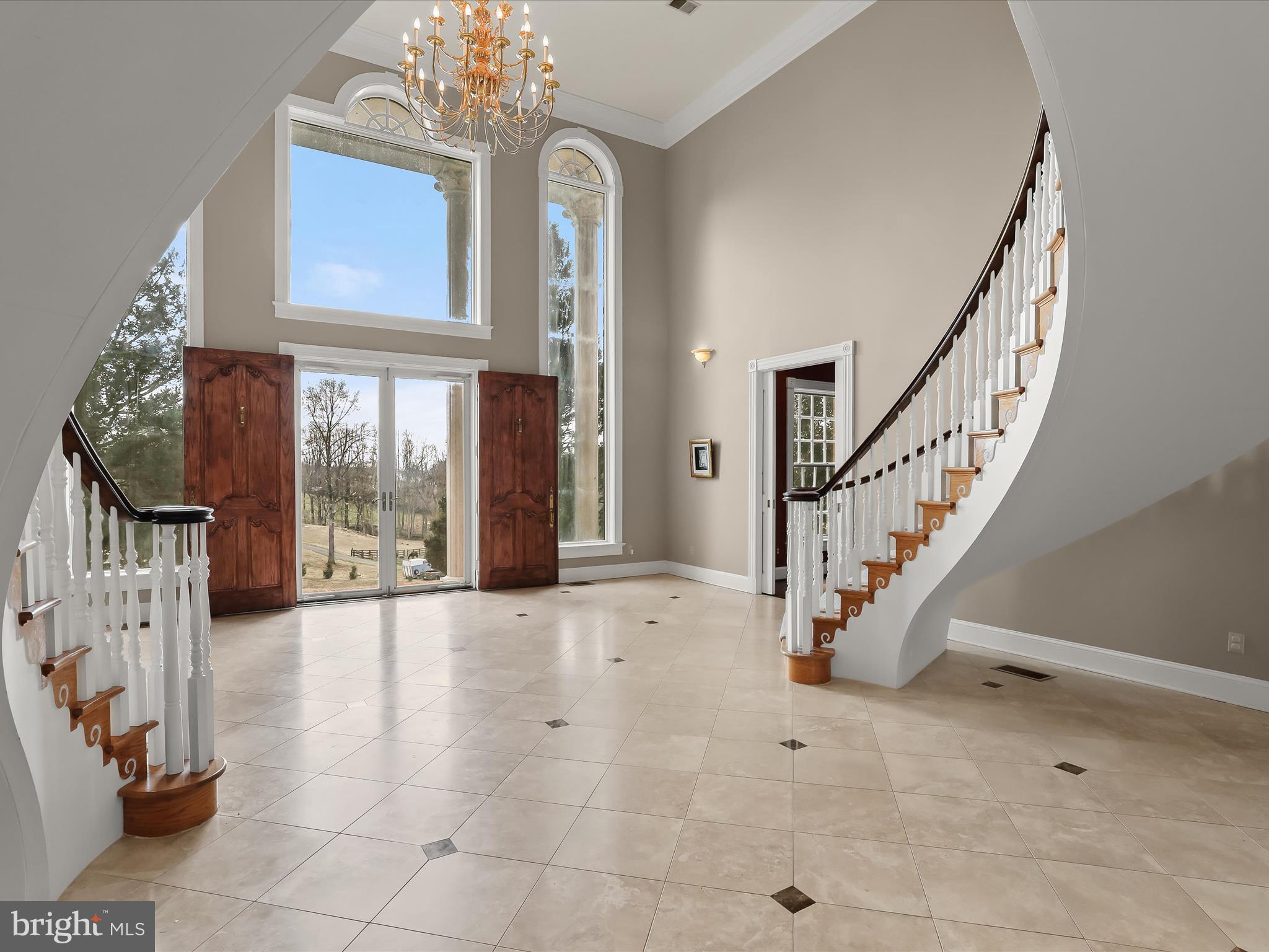 2612 Monkton Road Monkton, MD 21111 - Photo 5 of 81 a view of entryway and hall with a chandelier