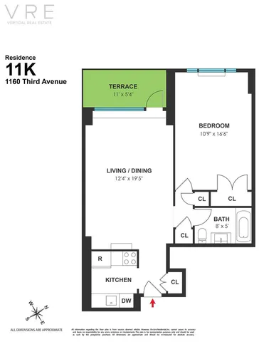 $695,000 | 1160 3rd Avenue, Unit 11K | Lenox Hill